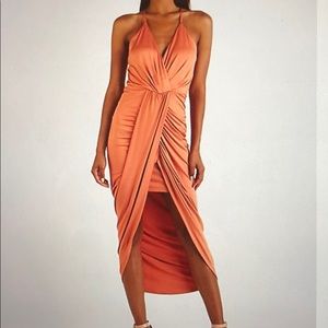 Asymmetrical Wrap Maxi